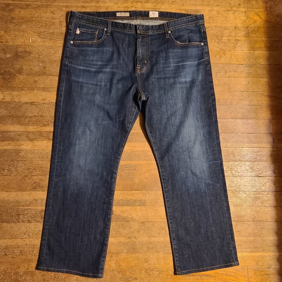 AG ADRIANO GOLDSCHMIED The Protege Straight Leg jeans stretch sz 40 Short - Picture 2 of 8